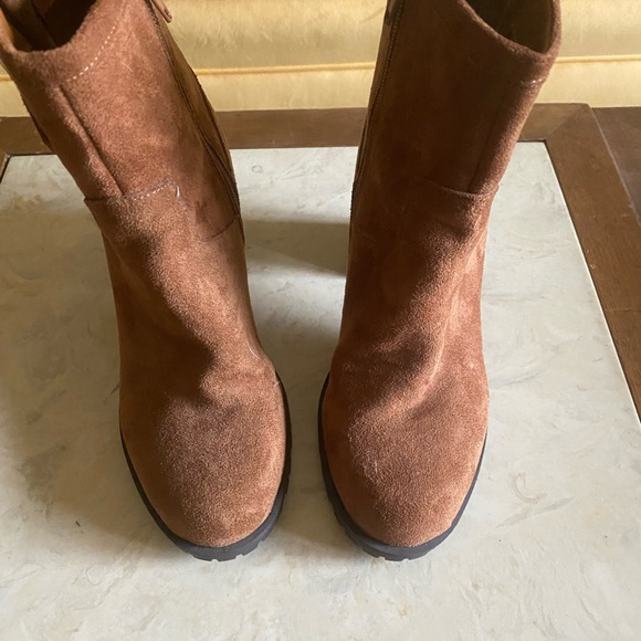 a.n.a Shoes - Suede Boots Rust Color